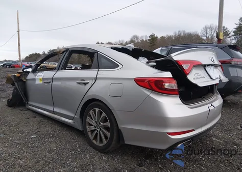 2017 Hyundai Sonata Sport из США, поврежденный, VIN 5NPE34AF8HH462960